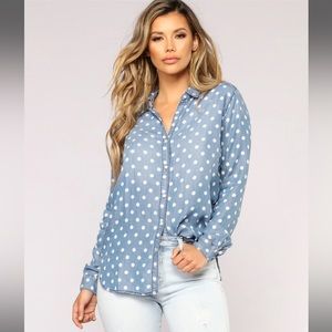 Fashion Nova Don’t Push My Buttons Top - Medium